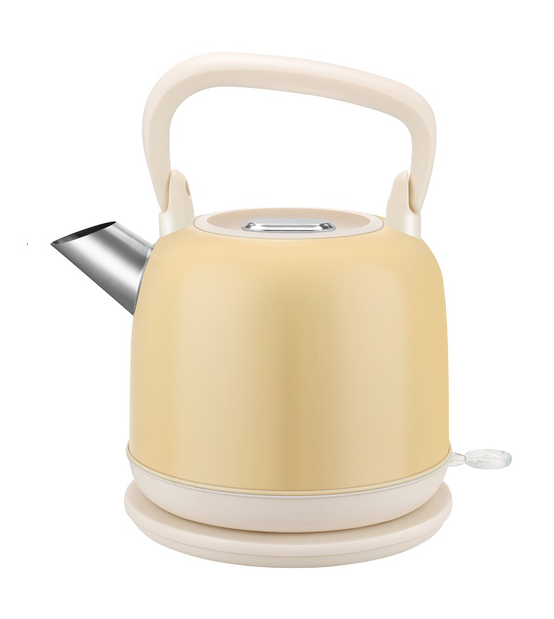 2.2L Electric Kettle - 201/304 Stainless Steel Inside, Color Painted Outside