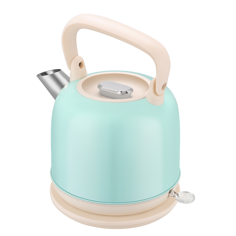 2.2L Electric Kettle - 201/304 Stainless Steel Inside, Color Painted Outside