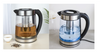 1.7L Glass Electric Kettle - BPA Free, Premium Borosilicate Glass, Food Grade Glass, 1.2L, 2.0L