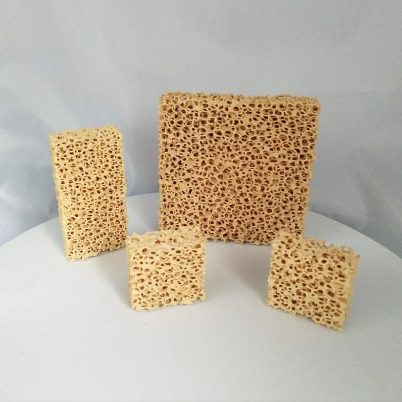 Zirconia/ZrO2/Zirconium Oxide Ceramic Foam Filter 1700 C for Carbon Steel, Steel Alloy and Stainless Steel Casting