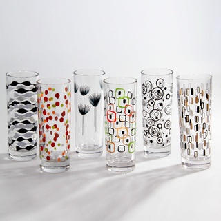 Customized Print Glass Tumbler for Drinking 