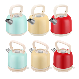 2.2L Electric Kettle - 201/304 Stainless Steel Inside, Color Painted Outside