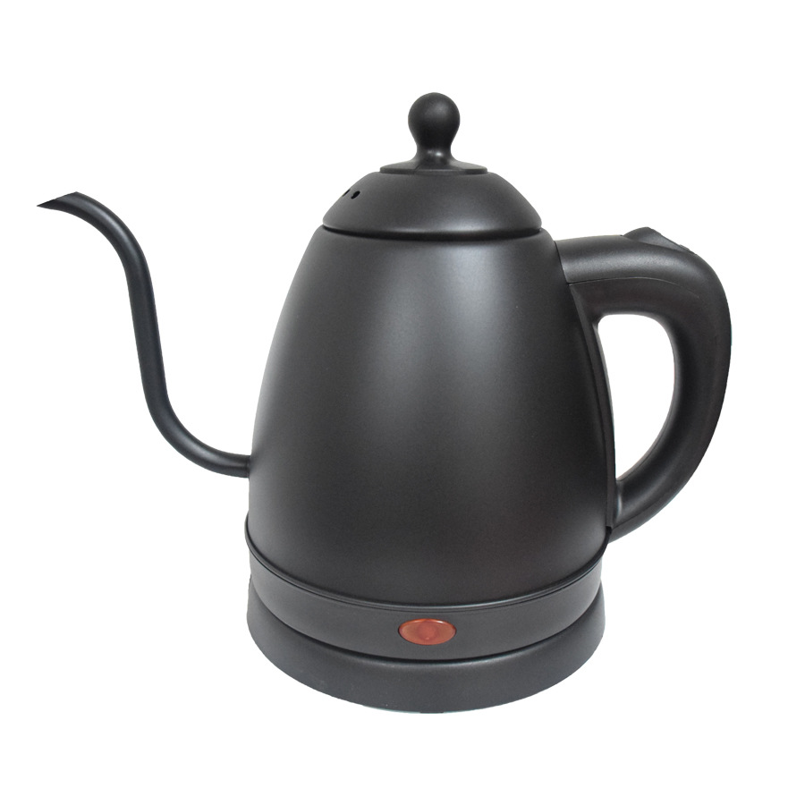 1.2L Electric Kettle - Long Spout, Goose Neck, 201/304 Stainless Steel Inside, Color Painted Outside